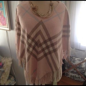 Burberry women’s cashmere poncho